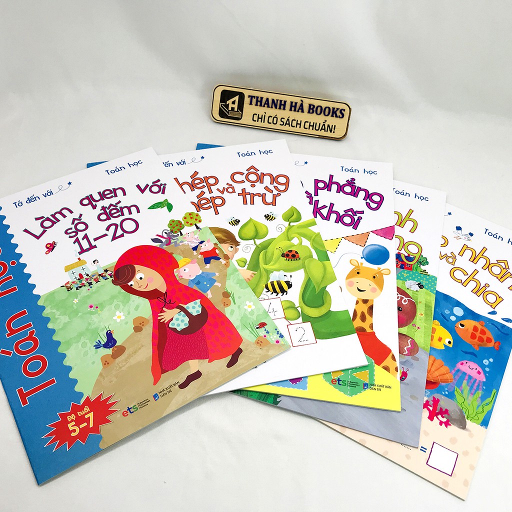 Sách - Tớ đến với toán học (Bộ 10 quyển) - Dành cho trẻ 5-7 tuổi