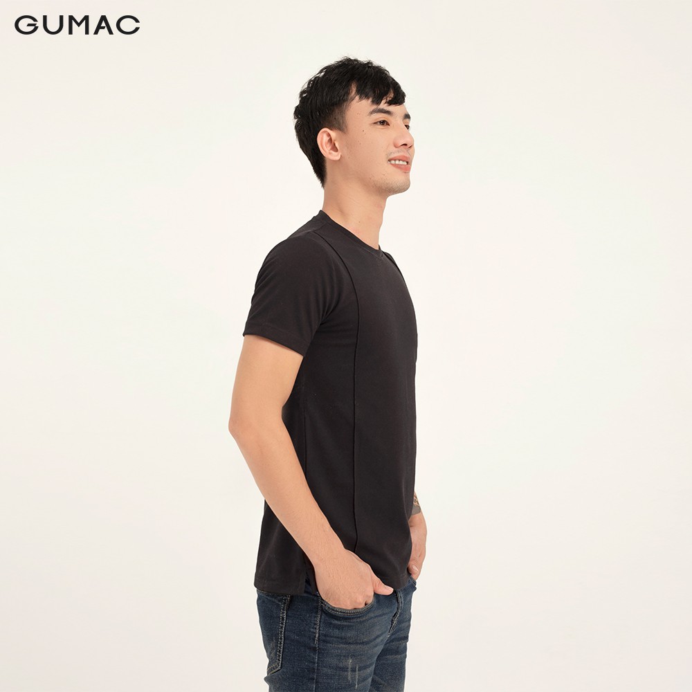 [Mã WABRGD12 giảm 10% đơn 250K] Áo thun nam cá sấu in GUMAC đủ màu đủ size, thiết kế basic ATNB140 | BigBuy360 - bigbuy360.vn