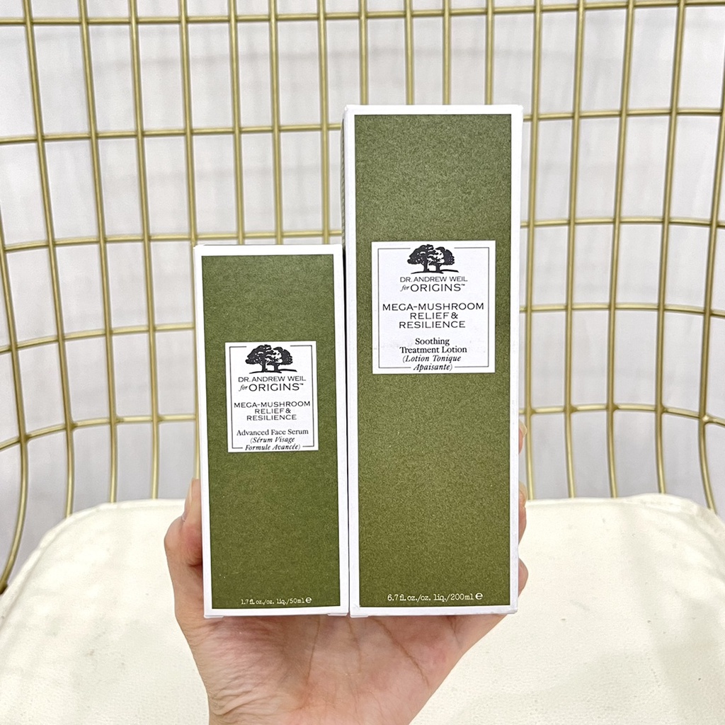 Bộ Hai Chai Tinh Chất Nấm Nuôi Dưỡng Làm Dịu Da Đầu Nấm origins