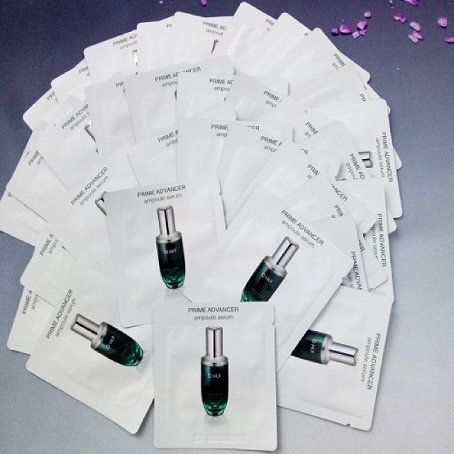 Set 10 gói Sample Tinh chất chống lão hóa đặc biệt OHUI Prime Advancer Ampoule Serum