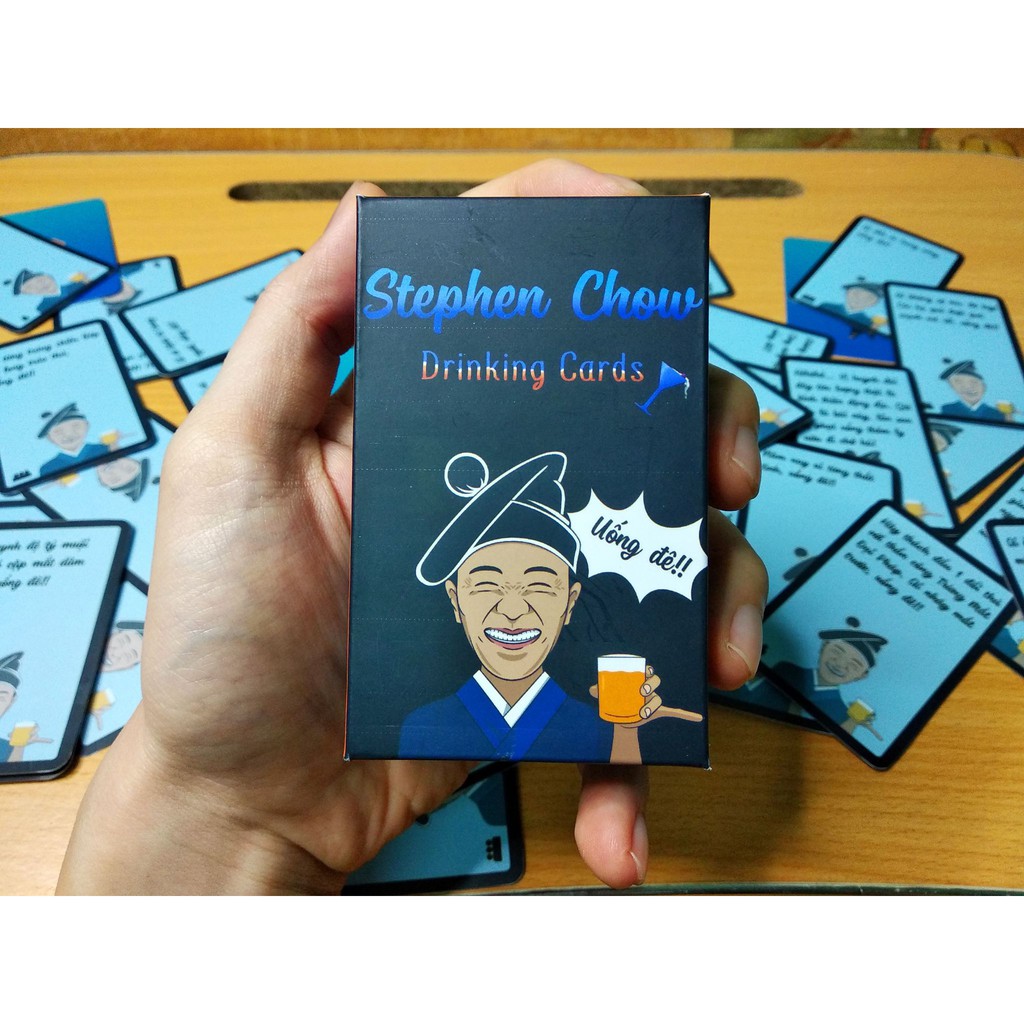 [Chautinhtrifanart] Stephen Chow Drinking Cards - Uống Đê!! - Giúp cuộc nhậu của các Tiểu Tinh thêm phần vui bựa 😂🤣😂😂