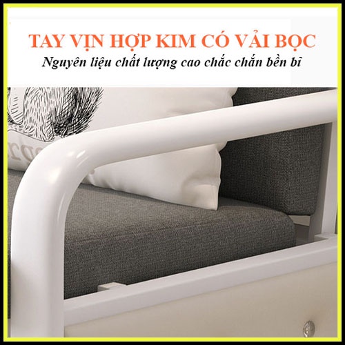 Ghế Giường Đa Năng, Ghế Sofa Giường Thông Minh, Ghế Giường Gấp - Khung Sắt Tĩnh Điện Cao Cấp (tặng kèm 2 gối) | BigBuy360 - bigbuy360.vn