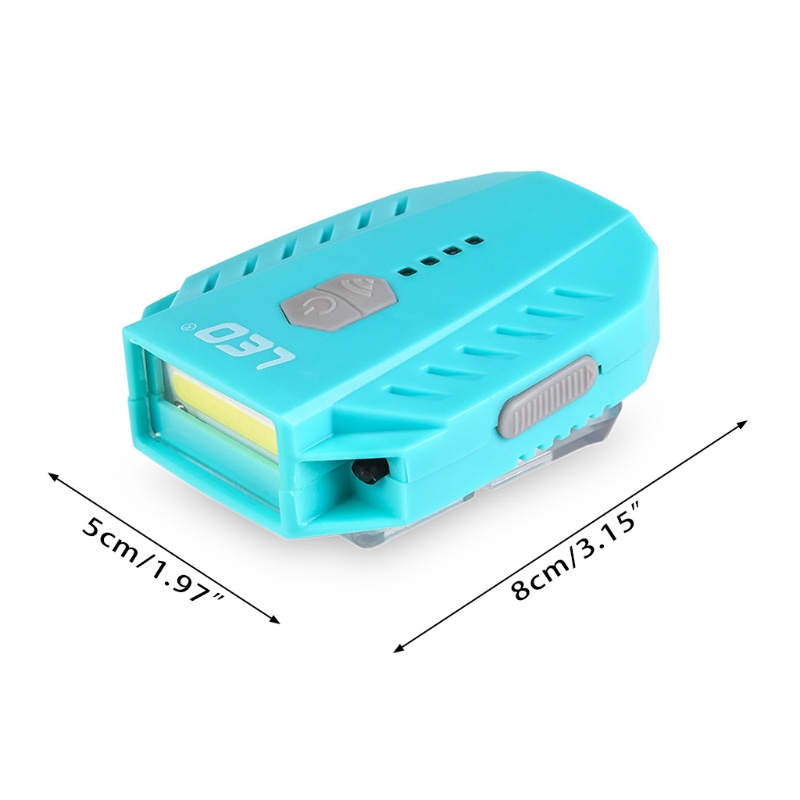 QQ Đèn Pin Đeo Đầu Micro USB Với 4 Chế Độ Sáng Khác Nhau Chống Thấm Nước Có Cảm Biến Chuyển Động