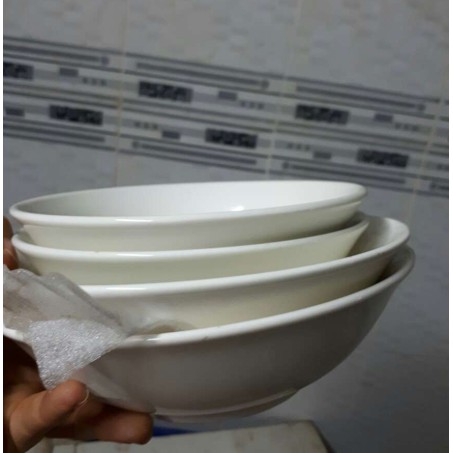 Tô sứ trắng loe 15 cm - 17,5cm