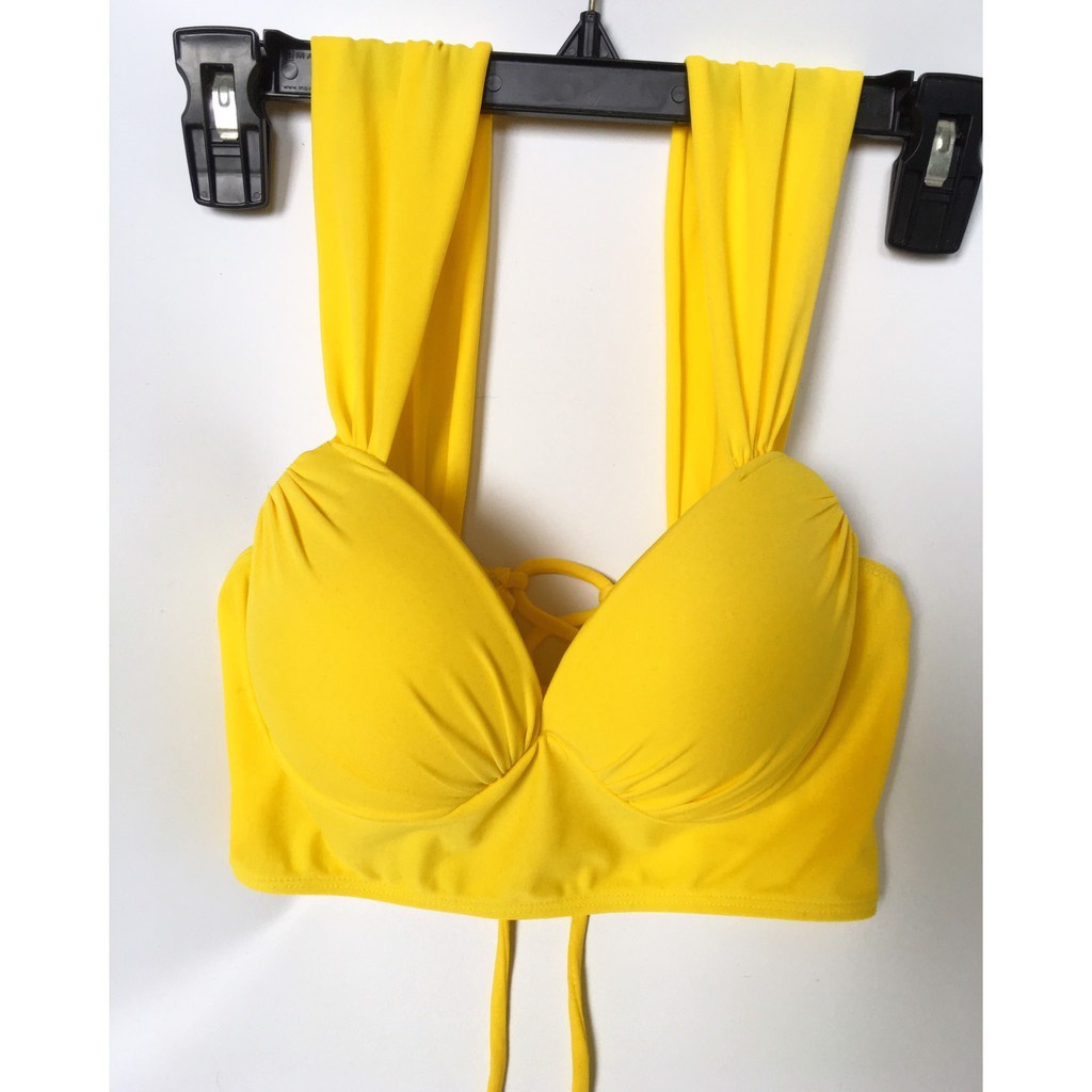 Bikini, bộ bơi áo gọng cụp ngực tay vuông, quần rún, cực sexcy và tôn dáng