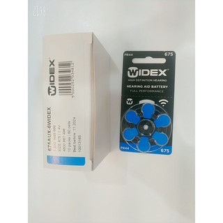 PIN MÁY TRỢ THÍNH WIDEX 675 (Vỉ)