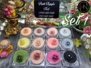 Set Bột Nặn Hoa 3D : Dẻo , Mịn Cực Dễ Nặn Hoa - Đắp Phom móng