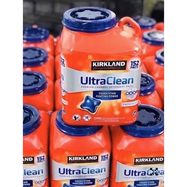 [HÀNG_CHUẨN] Viên giặt Kirkland Ultra Clean Mỹ 152 viên 3,6kg