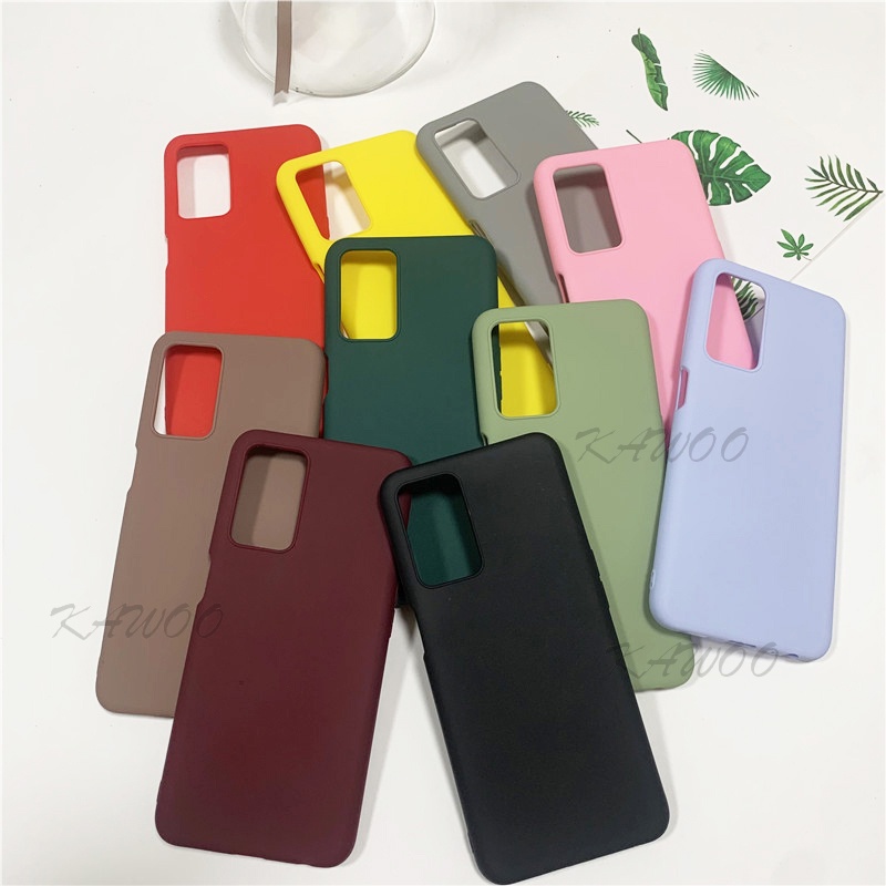 Ốp Điện Thoại TPU Silicone Dẻo Mỏng Màu Kẹo Ngọt Cho Oppo A36 A95 4G A76 A96 Reno 6Z