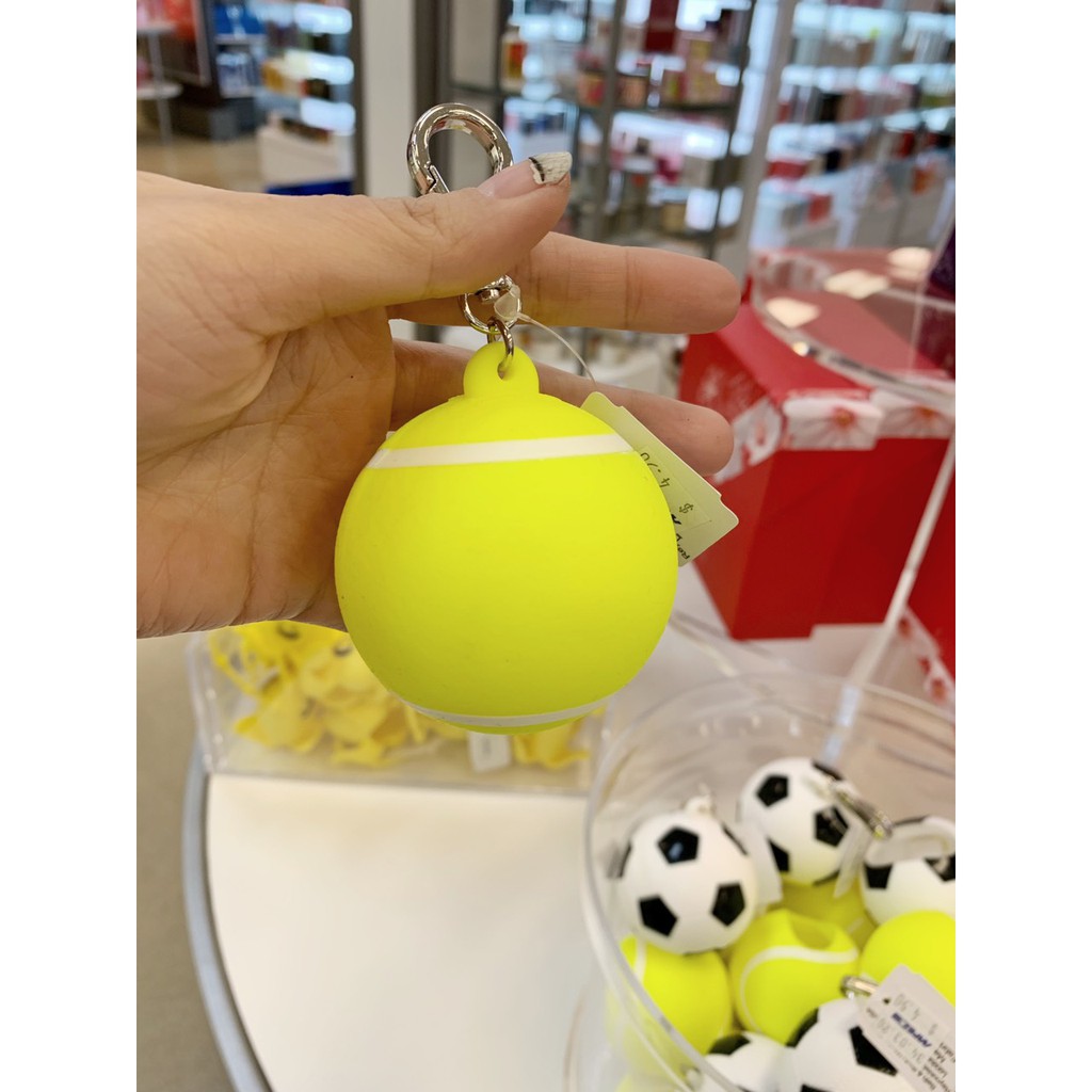 Có sẵn-móc treo gel rửa tay khô BATH&BODYWORKS 29ml- Mẫu trái bóng tennis- TENNIS BALL POCKETBAC HAND SANITIZER HOLDERS