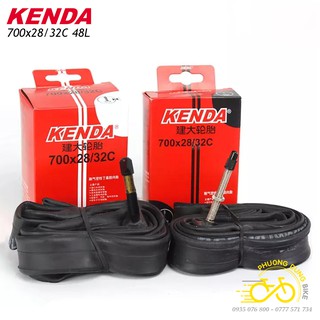 Ruột xe đạp Kenda 700x28-32C 48mm AV/FV