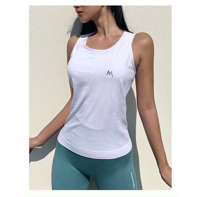Áo 3 lỗ dệt kim siêu thoáng tập gym-yoga-aerobic nữ
