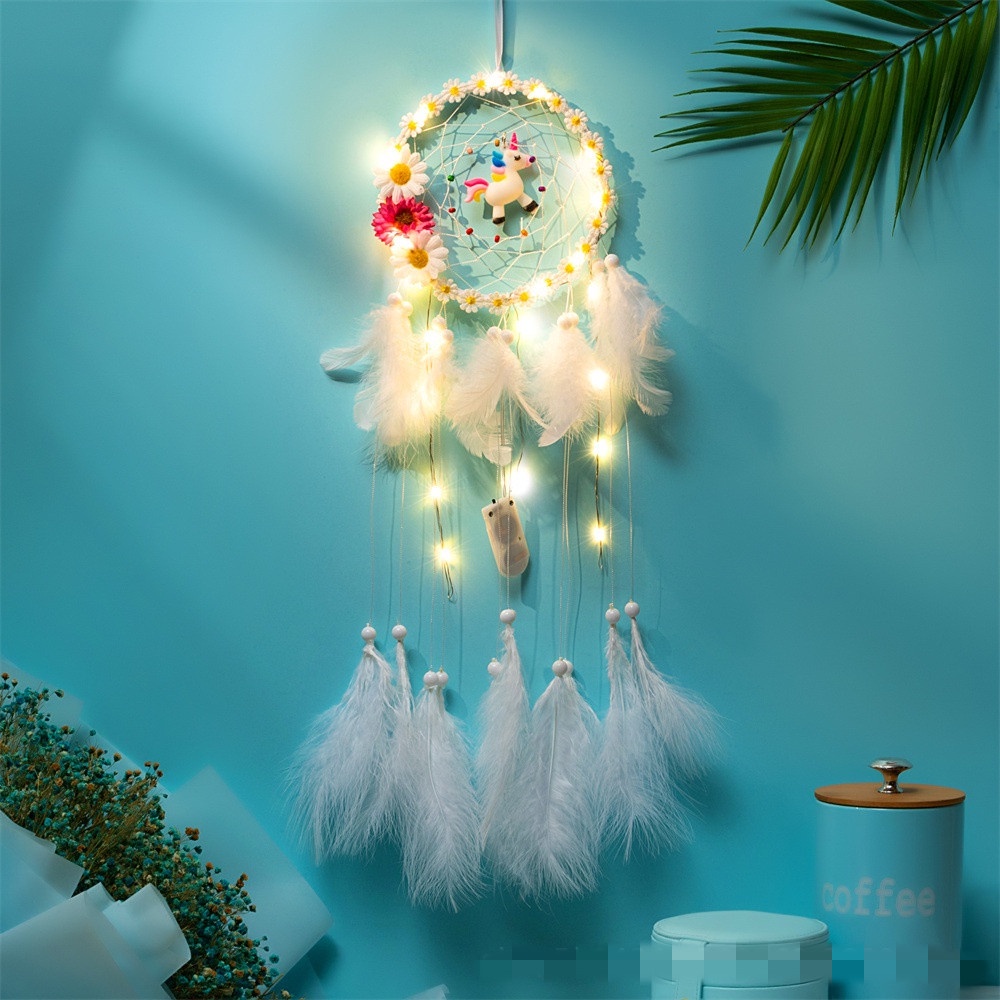 Dream Catcher Hình Kỳ Lân Xinh Xắn Sáng Tạo