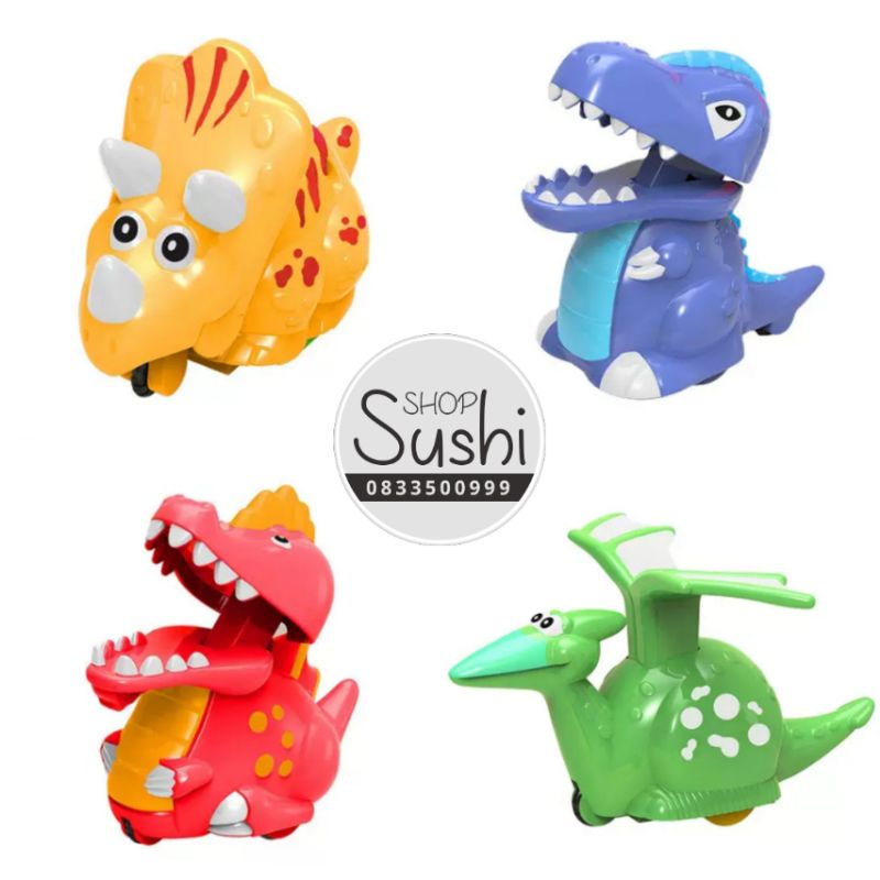 Khủng long chạy cót, xe ô tô cót đồ chơi