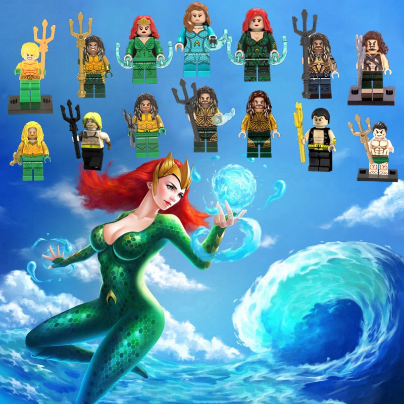 Bộ Lắp Ghép Nhân Vật Joker Phim Aquaman Mera - Người Dơi
