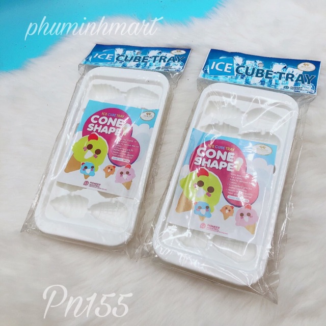 Khay làm đá hình kem 12viênvPN155