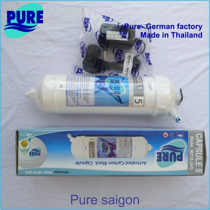 Bộ lõi lọc Capsule 5 có đèn UV diệt khuẩn