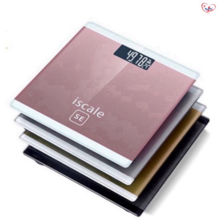 Cân điện tử sức khỏe - Cân điện tử mặt kính sang trọng, tiện lợi, bền đẹp, độ chính xác cao