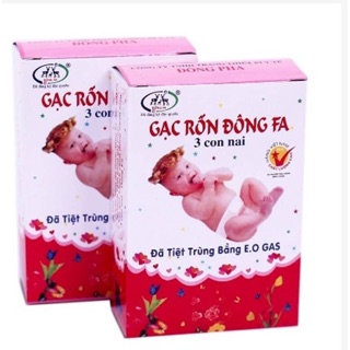 Gạc rốn đông fa 3 con nai cho bé sơ sinh