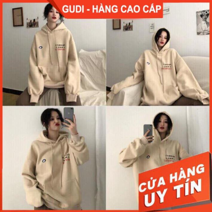 Áo Nỉ Hoodie Nữ Nam Unisex Lá Thư, Áo Khoác Thun Nỉ trơn | BigBuy360 - bigbuy360.vn