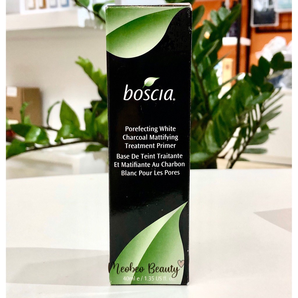 Kem Lót Thu Nhỏ Lỗ Chân Lông Boscia Porefecting White Charcoal Mattifying Treatment Primer