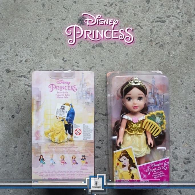 Búp Bê Công Chúa Disney Petite BELLE Có Lược Chải Chất Lượng Cao Jakks Pacific toysg66