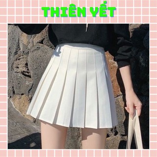 Chân váy TENNIS TRẮNG trơn có quần trong