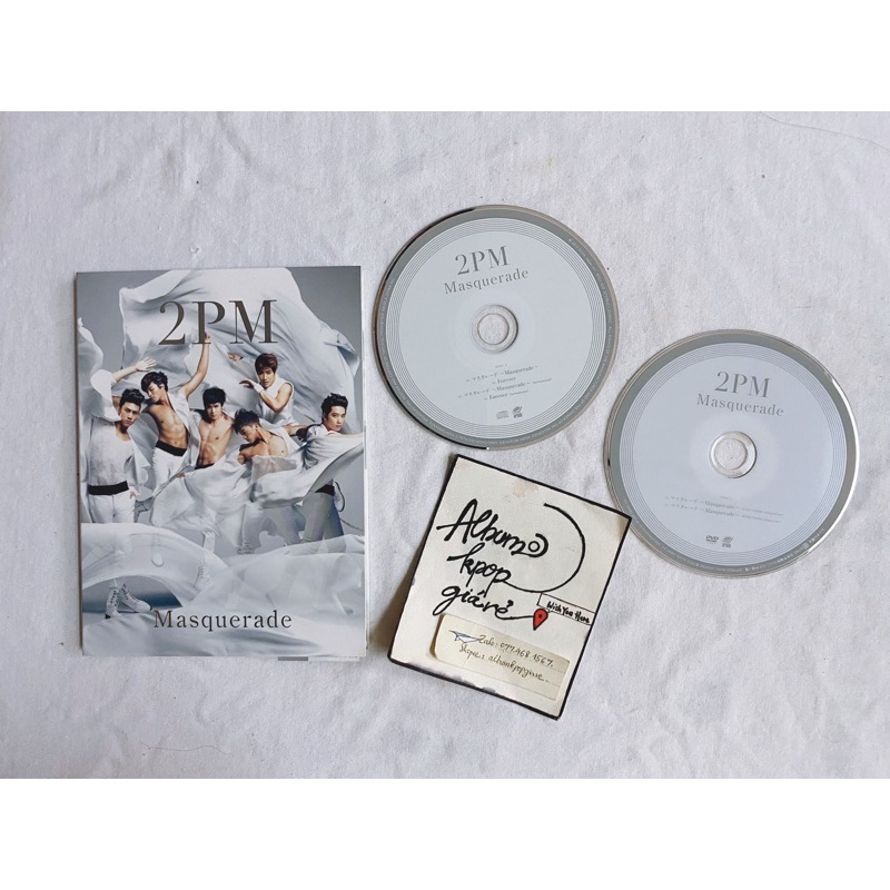 2PM album Nhật Masquerade đã khui seal gồm CD DVD và Photobook