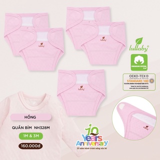 Set 4 cái tả dán vải sơ sinh Lullaby