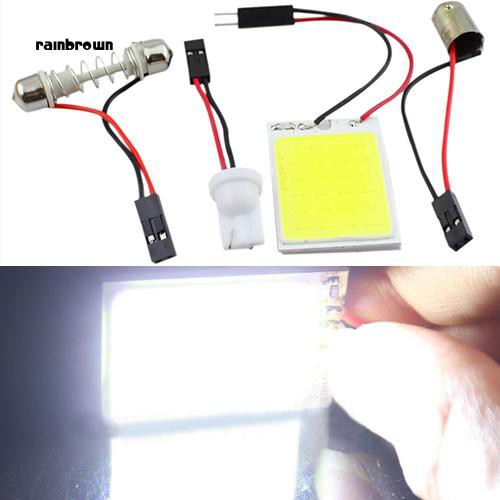 Bộ đèn COB 24SMD LED 4W 12V chiếu sáng trong xe