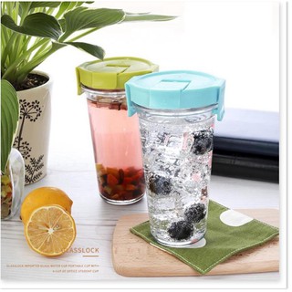 Ly thủy tinh cường lực Glasslock 450ml có chia vạch PC318S