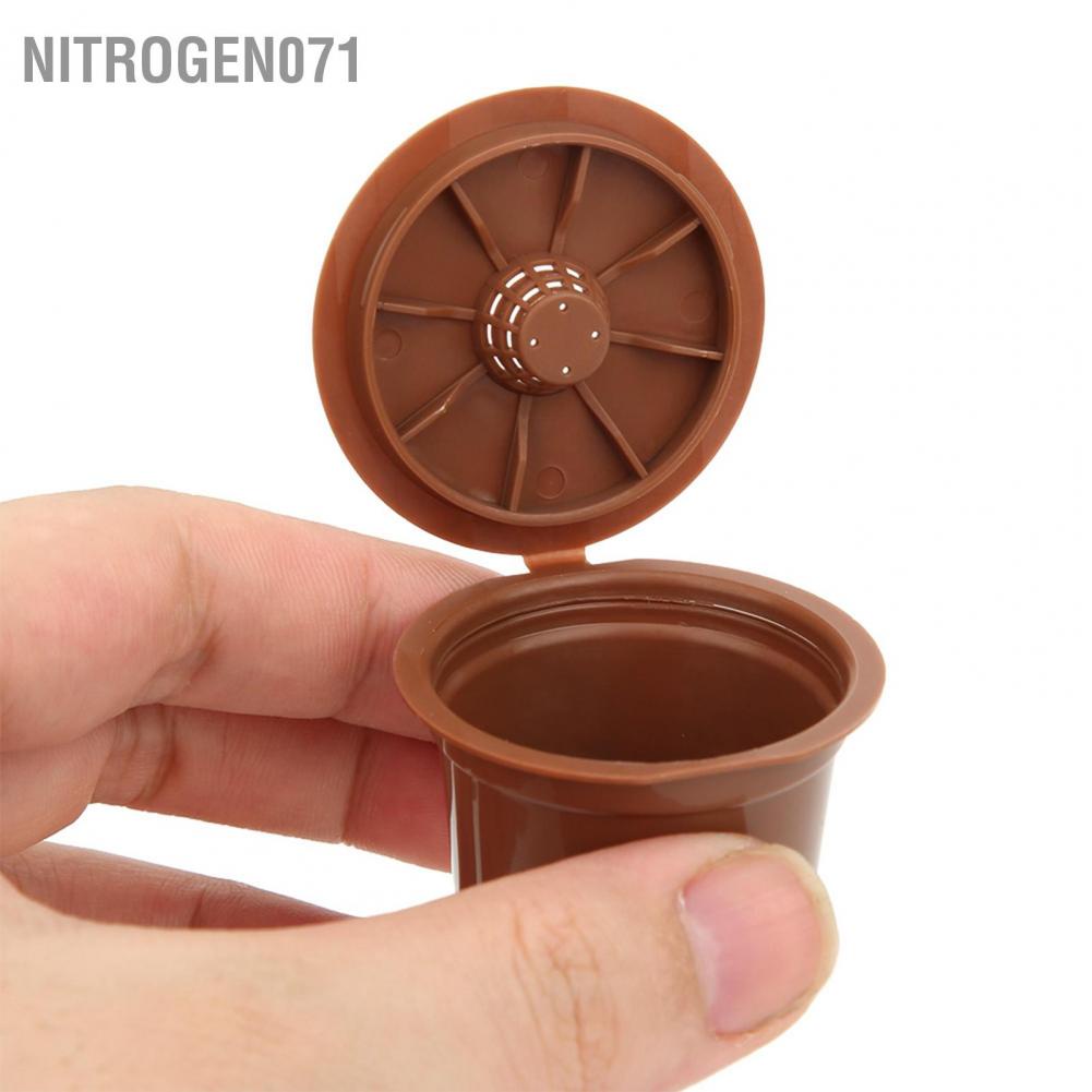 Nitrogen071 3 cái có thể tái sử dụng  viên nén cà phê Phụ kiện thay thế cốc phù hợp cho Caffitaly