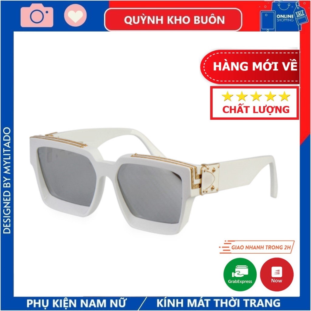 [Mã 11FASHIONSALE1 giảm 10K đơn 50K] MẮT KÍNH MÁT NAM NỮ HÀN QUỐC GỌNG VUÔNG CAO CẤP HOT TREND 96006
