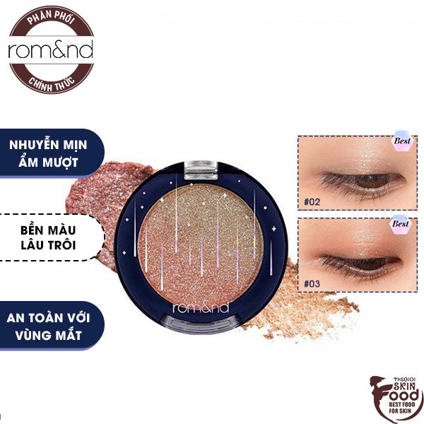 Phấn Nhũ Mắt Đơn Romand The Universe Liquid Glitter Eye Shadow 1.2g