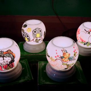 Đèn xông tinh dầu Bát Tràng