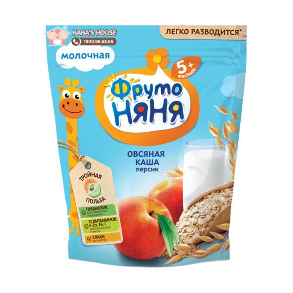 Bột Ăn Dặm Fruto Nga Nhiều Vị 200g/Túi - Date 1/2022