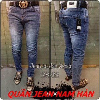 QUẦN JEAN NAM xanh vừa cào nhẹ  phong cách Hàn  H.301