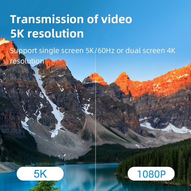 Cáp Sạc Nhanh Thunderbolt 4 Video 8K 60Hz 5K 60Hz Type C USB C PD 240W PD100W 40Gbps Cho Mac-book Air Pro