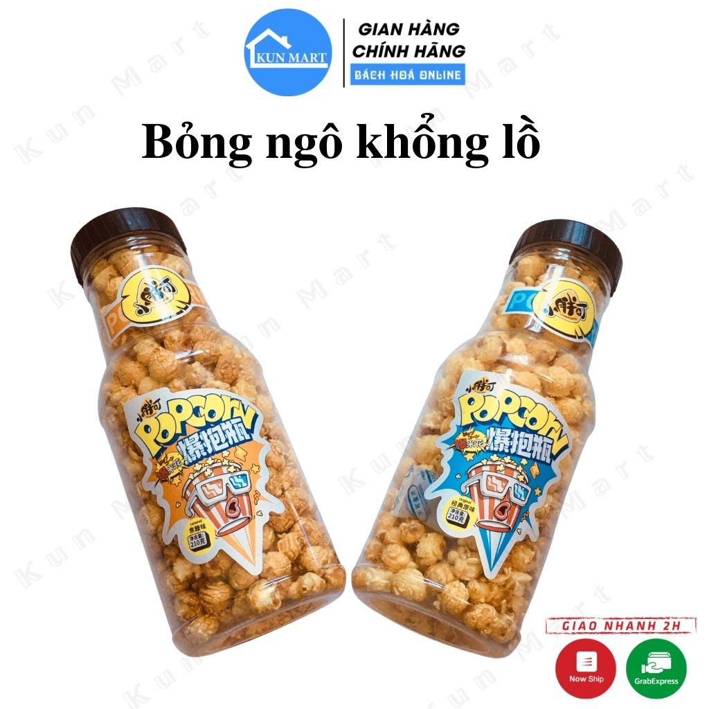 Bắp rang bơ, bỏng ngô không lồ siêu hot thơm ngon hấp dẫn 210g