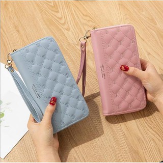 Ví nữ dài cầm tay da mềm Forever Young FYV99 họa tiết trám