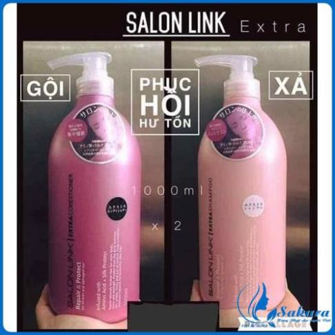 [ HÀNG AUTH] Dầu Gội - Xả Salon Link Extra 1000ML Hàng Nhật Nội Địa