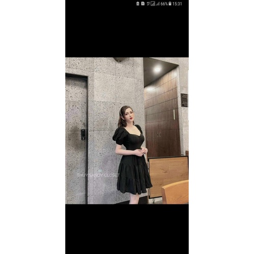 ĐẦM XÒE NỮ NHÚN TẦNG CỰC XINH SIÊU ĐẸP HHP