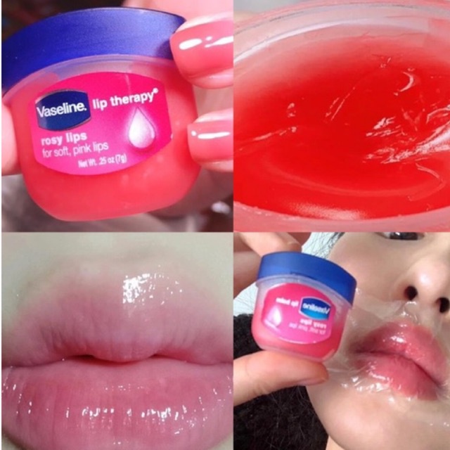 SÁP DƯỠNG MÔI VASELINE ROSY LIPS THERAPHY