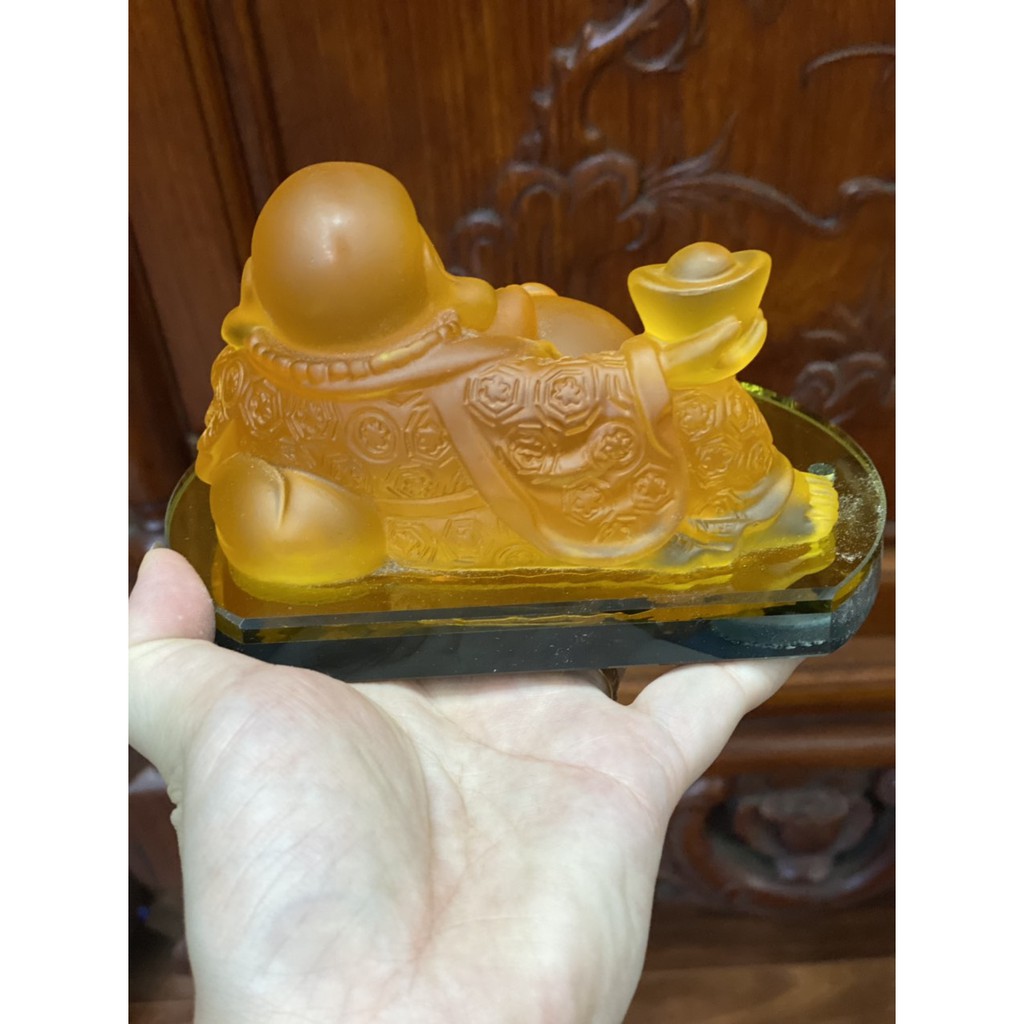 ❤️❤️❤️TƯỢNG PHẬT DI LẶC TRANG TRÍ XE Ô TÔ ĐÁ HỔ PHÁCH VÀNG