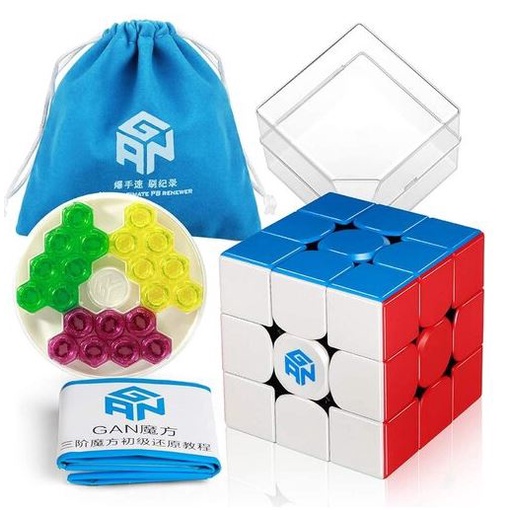 [Có GES] Rubik Gan 356 M 3x3 Có Nam Châm Cao Cấp Stickerless Tặng Kèm Hộp GES Đồ Chơi Thông Minh - MINHHIEU - OFFICIAL