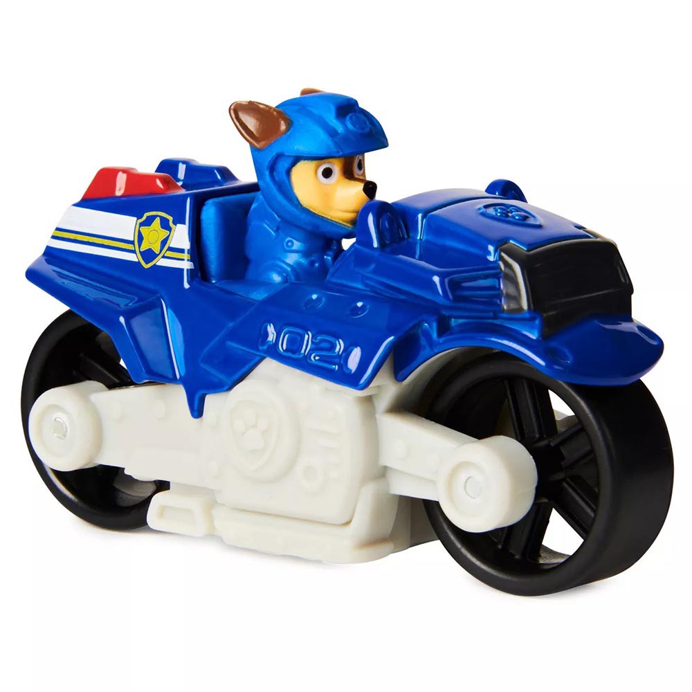 Đồ chơi mô hình Xe mô tô cứu hộ Paw Patrol True Metal tỷ lệ 1:55 kích thước  7x3.5x3.5cm - Moto Pups