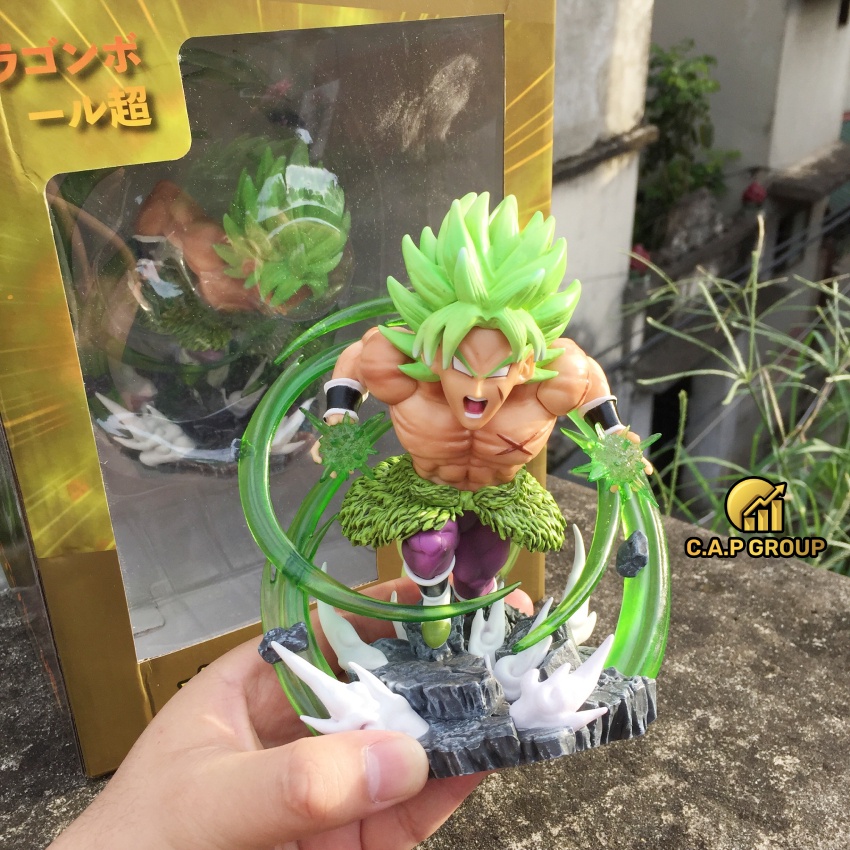 Mô hình Dragon Ball nhân vật Broly hào quang đất đá 7 Viên Ngọc Rồng - III00i