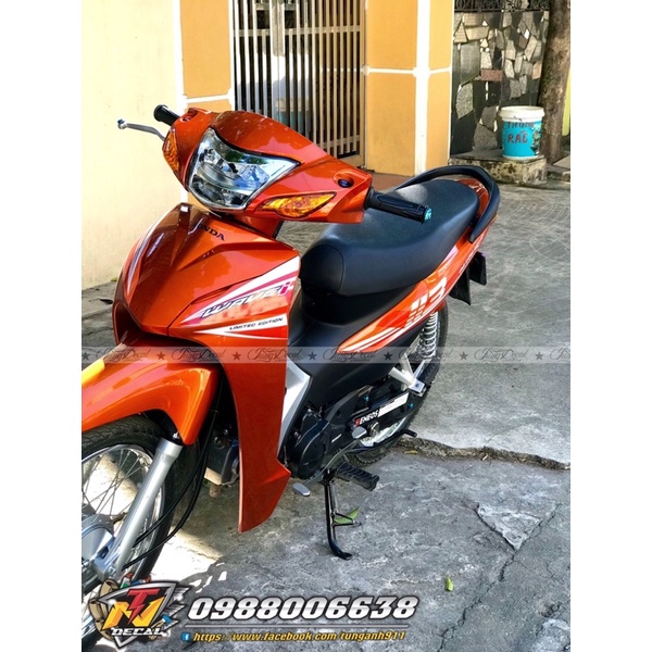 Tem xe Wave Alpha- Tem 113i dán xe wave cam