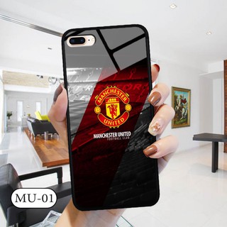 Ốp lưng kính 3D iPhone 7 Plus/ 8 Plus- hình đội bóng