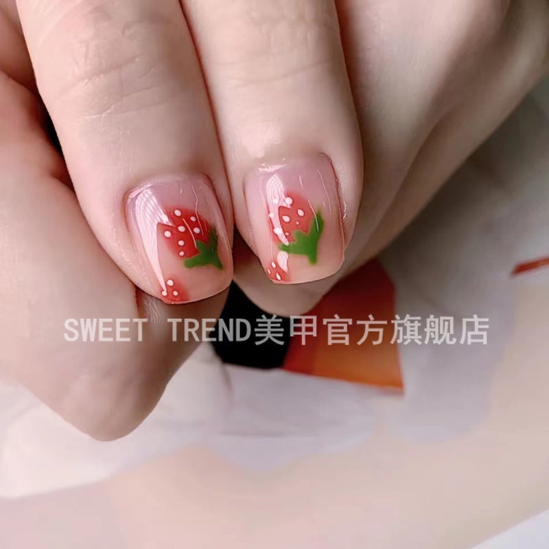 Miếng dán trang trí móng tay nghệ thuật STZPRONAIL gấu/ thỏ hoạt hình đáng yêu xinh xắn